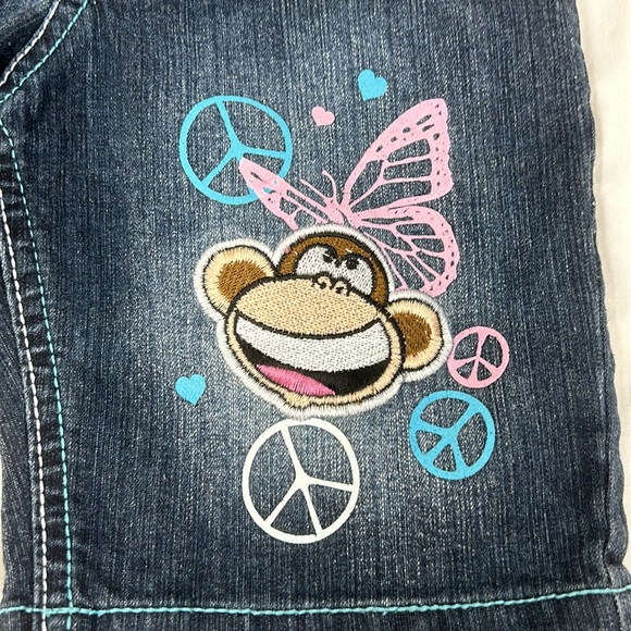 Bundle of 2 Girl Blue Jean Shorts Size 7 ~ Bobby Jack Faded Glory - Picture 11 of 14
